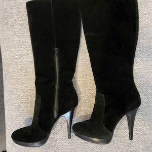INC International Concepts Elegant Black Heeled Boots